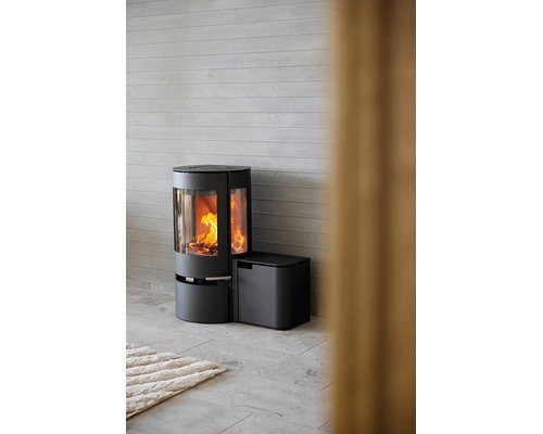 Kaminofen Aduro 9 Stahl schwarz 8 kW mit Schublade – Bild 8